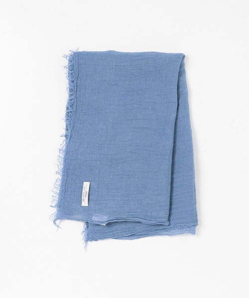 URBAN RESEARCH Sonny Label（アーバンリサーチサニーレーベル）の「イタリア製リネンストール（ストール/ショール・レディース・ベージュ/ネイビー/ブルー・ONE）」の9枚目の写真