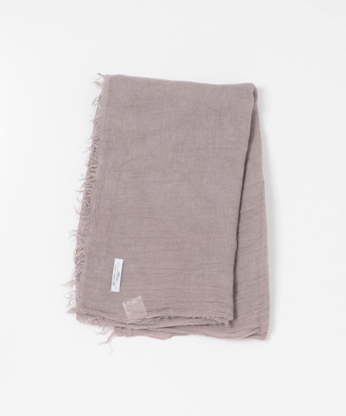URBAN RESEARCH Sonny Label（アーバンリサーチサニーレーベル）の「イタリア製リネンストール（ストール/ショール・レディース・ベージュ/ネイビー/ブルー・ONE）」の8枚目の写真