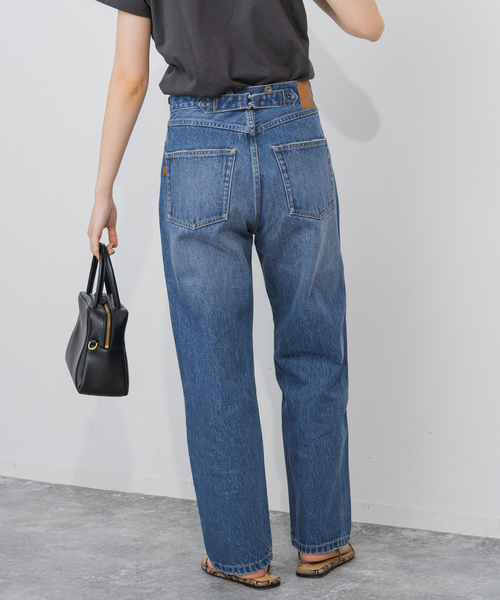 Spick & Span（スピックアンドスパン）の「5 1/2 STRAIGHT FIT DENIM（デニムパンツ・レディース・サックスブルー/ブルー系その他・26/27/28/29）」の8枚目の写真