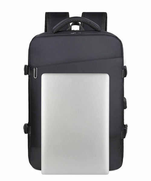 CALIFORNIA OUTFITTERS(カリフォルニア アウトフィッターズ)の「3C21 USB充電ポート付き グライドバックパック(バックパック/リュック・メンズ・ブラック・ONESIZE)」の3枚目の写真