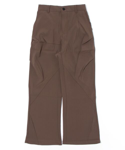 CERCA（チェルカ）の「【NOWLE】ルーズシルエット ハイウエスト フレアパンツ（スラックス・メンズ・アッシュブラウン・MEDIUM/LARGE/SMALL/X-LARGE）」の17枚目の写真