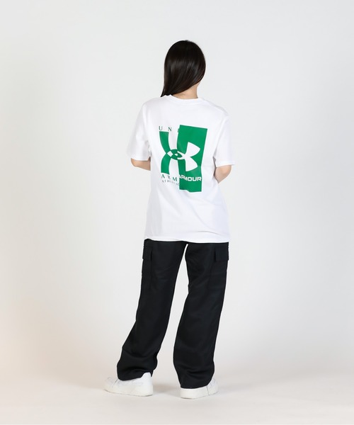 UNDER ARMOUR(アンダーアーマー)の「UAヘビーウエイト エボリューション ロゴ ショートスリーブ Tシャツ(ライフスタイル/メンズ)(Tシャツ/カットソー・メンズ・ホワイト・M/5XL/L/S/2XL/3XL/XL/4XL)」の10枚目の写真