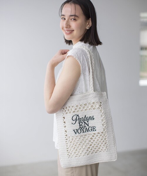 組曲（クミキョク）の「エンブロイダリーレースノースリーブ ブラウス（シャツ/ブラウス・レディース・ブラック系/スモーキーグリーン系/アイボリー系/グレー系9・3/2）」の6枚目の写真