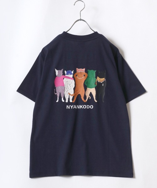 神保町にゃんこ堂 猫プリントTシャツ レディース（Tシャツ/カットソー