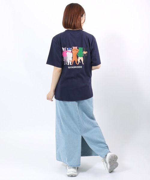 神保町にゃんこ堂 猫プリントTシャツ レディース（Tシャツ/カットソー