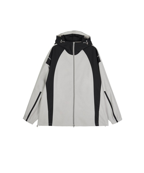 JNBY（ジェーエヌビーワイ）の「Contrast Active Fleece Jacket /フリースジャケット（その他アウター・メンズ・ライトグレー/グレー・44/46）」の11枚目の写真