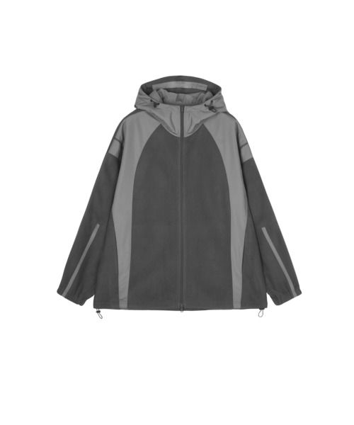 JNBY（ジェーエヌビーワイ）の「Contrast Active Fleece Jacket /フリースジャケット（その他アウター・メンズ・ライトグレー/グレー・44/46）」の21枚目の写真