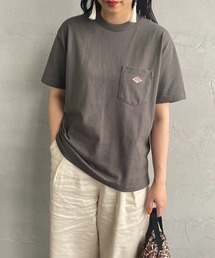 [DANTON/ダントン] ワンポイントロゴ ポケットTシャツ