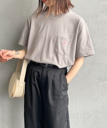 [DANTON/ダントン] ワンポイントロゴ ポケットTシャツ
