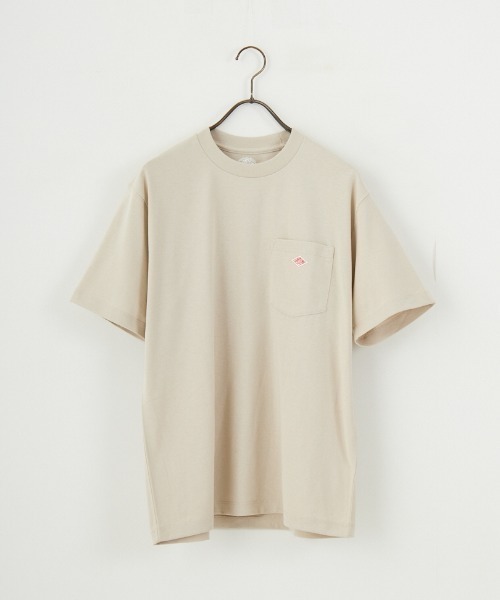 ダントン DANTON Vetements de Travail 半袖Tシャツ クルーネック ポケット ロゴ ワンポイント 36 S 茶 ブラウン /AH19 ■GY12 楽天市場】2025春夏新作 ダントン DANTON ポケットTシャツ 半袖