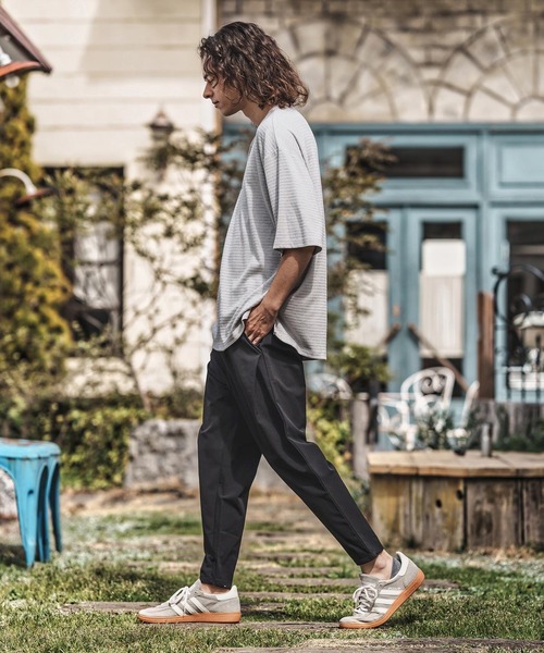 CAMBIO(カンビオ)の「mp13503-Stretch Nylon Tapered Pants ナイロンテーパードパンツ(その他パンツ・メンズ・サンドベージュ/オリーブ/チャコール/ブラック・S/M/L)」の7枚目の写真