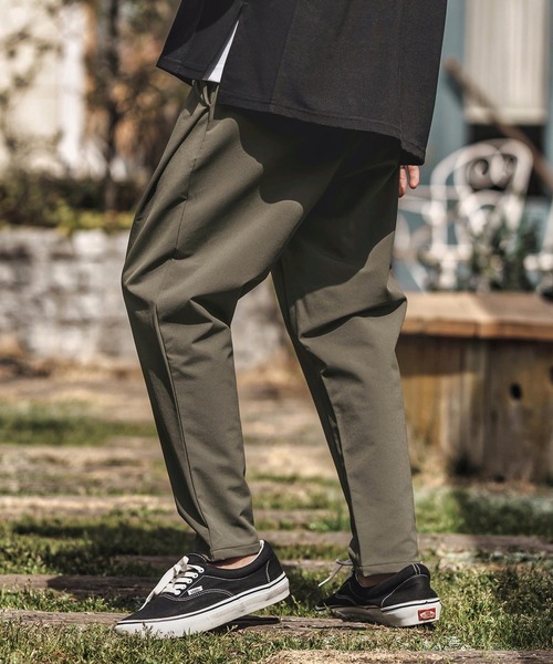 CAMBIO(カンビオ)の「mp13503-Stretch Nylon Tapered Pants ナイロンテーパードパンツ(その他パンツ・メンズ・サンドベージュ/オリーブ/チャコール/ブラック・S/M/L)」の10枚目の写真