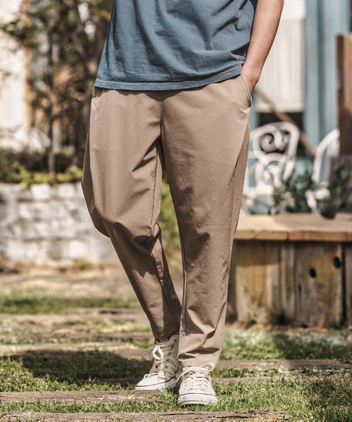 CAMBIO(カンビオ)の「mp13503-Stretch Nylon Tapered Pants ナイロンテーパードパンツ(その他パンツ・メンズ・サンドベージュ/オリーブ/チャコール/ブラック・S/M/L)」の15枚目の写真