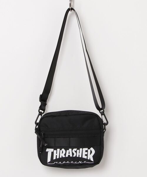THRASHER(スラッシャー)の「【Y】〔THRASHER/スラッシャー〕キーホルダー付き ワンポイントロゴ ミニショルダー(ショルダーバッグ・メンズ・ブラック/ダークグリーン/ホワイト・FREE)」の15枚目の写真