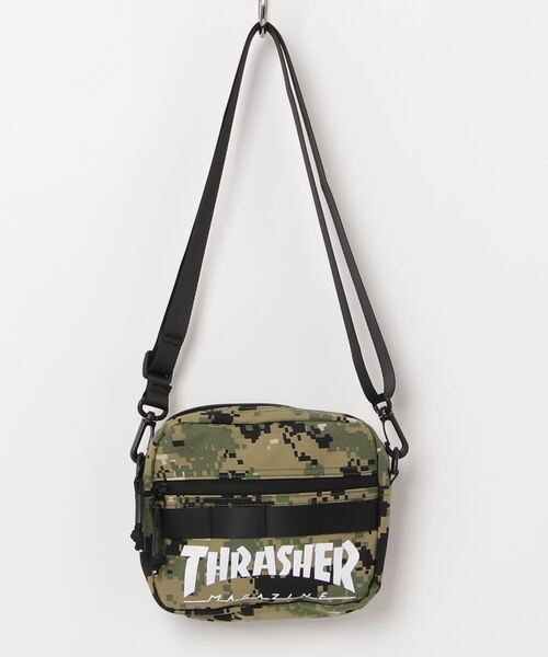 THRASHER(スラッシャー)の「【Y】〔THRASHER/スラッシャー〕キーホルダー付き ワンポイントロゴ ミニショルダー(ショルダーバッグ・メンズ・ブラック/ダークグリーン/ホワイト・FREE)」の17枚目の写真