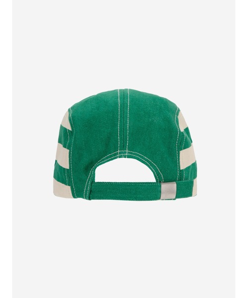 BOBO CHOSES(ボボショーズ)の「Bobo Choses Green Stripes cap(キャップ・キッズ・ライトグリーン・HEAD52/HEAD54)」の4枚目の写真