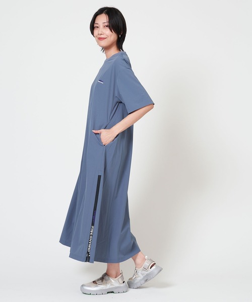 THOUSAND MILE（サウザンドマイル）の「SHORT SLEEVE OP ショート スリーブ ワンピース 半袖（ワンピース・レディース・グレー系/チャコール/ベージュ/ブラック/オリーブ・FREE）」の10枚目の写真