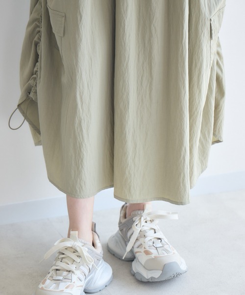 Paradise Picnic（パラダイスピクニック）の「ボリュームソールスニーカー（スニーカー・レディース・アイボリー/シルバー・MEDIUM/LARGE）」の8枚目の写真