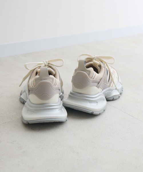 Paradise Picnic（パラダイスピクニック）の「ボリュームソールスニーカー（スニーカー・レディース・アイボリー/シルバー・MEDIUM/LARGE）」の17枚目の写真