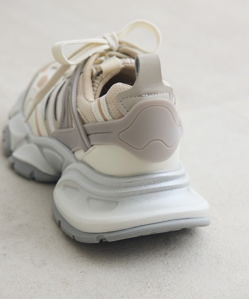 Paradise Picnic（パラダイスピクニック）の「ボリュームソールスニーカー（スニーカー・レディース・アイボリー/シルバー・MEDIUM/LARGE）」の22枚目の写真
