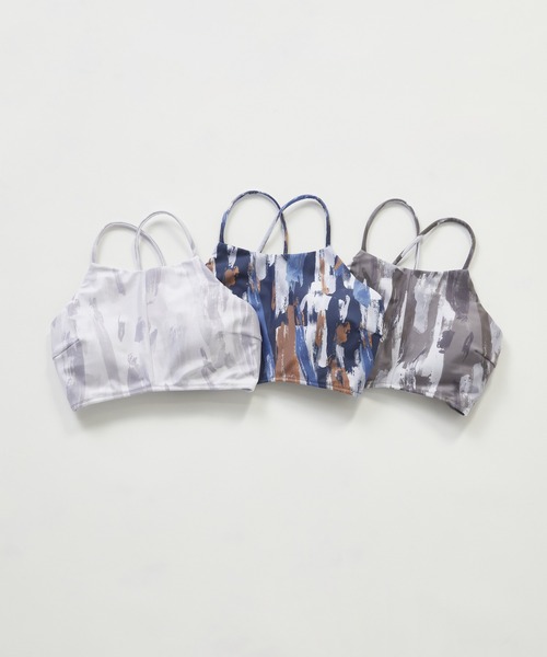 Julier Yoga and Relax（ジュリエヨガアンドリラックス）の「Julier Vertical brushプリントブラトップ（その他トップス・レディース・ブルー系その他/グレー×ホワイト/ホワイト×グレー・1/0）」の10枚目の写真