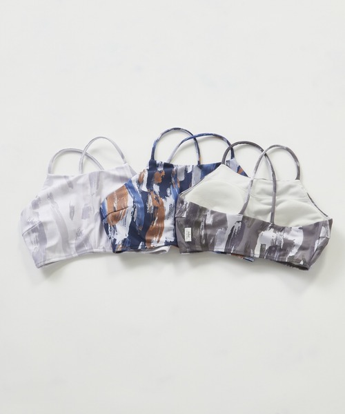 Julier Yoga and Relax（ジュリエヨガアンドリラックス）の「Julier Vertical brushプリントブラトップ（その他トップス・レディース・ブルー系その他/グレー×ホワイト/ホワイト×グレー・1/0）」の11枚目の写真