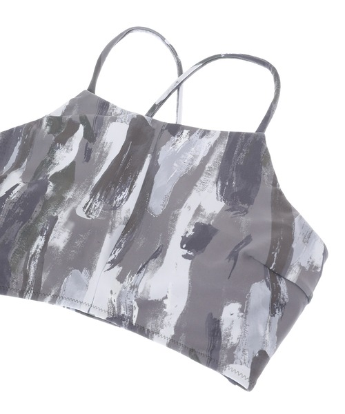 Julier Yoga and Relax（ジュリエヨガアンドリラックス）の「Julier Vertical brushプリントブラトップ（その他トップス・レディース・ブルー系その他/グレー×ホワイト/ホワイト×グレー・1/0）」の16枚目の写真