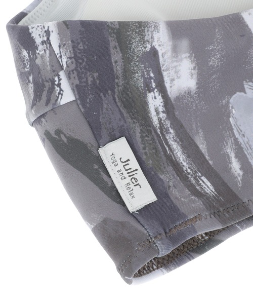 Julier Yoga and Relax（ジュリエヨガアンドリラックス）の「Julier Vertical brushプリントブラトップ（その他トップス・レディース・ブルー系その他/グレー×ホワイト/ホワイト×グレー・1/0）」の19枚目の写真