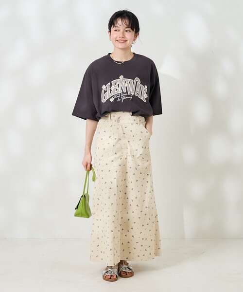 セール】ビッグロゴデイジーTシャツ刺繍ロゴTシャツ/ビッグ