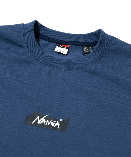 NANGA(ナンガ)の「NANGA/ナンガ ECO HYBRID MT LOGO TEE(Tシャツ/カットソー・メンズ・ホワイト/ネイビー/ブラック/ライトピンク・MEDIUM/LARGE/X-LARGE)」の5枚目の写真