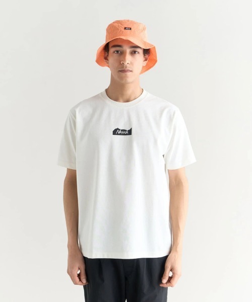 NANGA(ナンガ)の「NANGA/ナンガ ECO HYBRID MT LOGO TEE(Tシャツ/カットソー・メンズ・ホワイト/ネイビー/ブラック/ライトピンク・MEDIUM/LARGE/X-LARGE)」の20枚目の写真