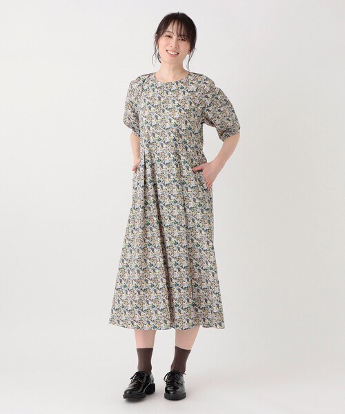 最終価格！アフタヌーンティー　リバティワンピース　新品 Afternoon Tea LIVING｜切替ワンピース/リバティプリント