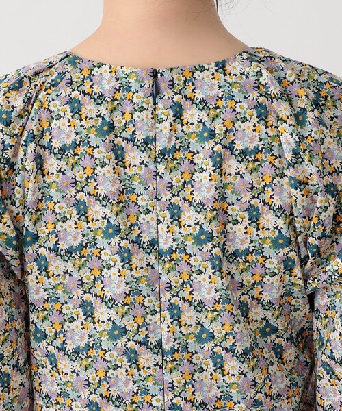 セール】【WEB限定】タックワンピース/リバティプリント