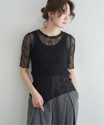 ストレッチレースTシャツ