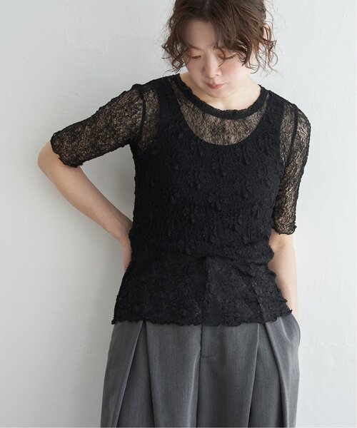tシャツ ストレッチレースTEE レディース URBAN RESEARCH tシャツ ストレッチレースTシャツ レディース