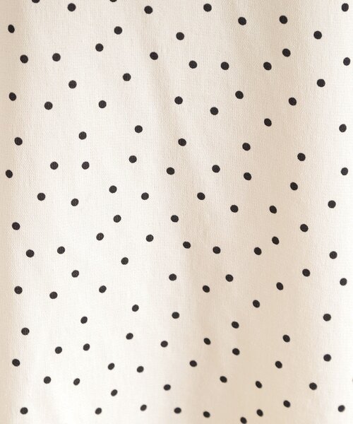 THE SHOP TK （ザ ショップ ティーケー ）の「ドット柄キャミワンピース/洗える（ワンピース・レディース・アイボリー系/ブラック系・13/12）」の9枚目の写真