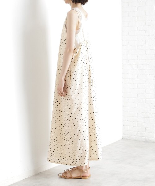THE SHOP TK （ザ ショップ ティーケー ）の「ドット柄キャミワンピース/洗える（ワンピース・レディース・アイボリー系/ブラック系・13/12）」の15枚目の写真