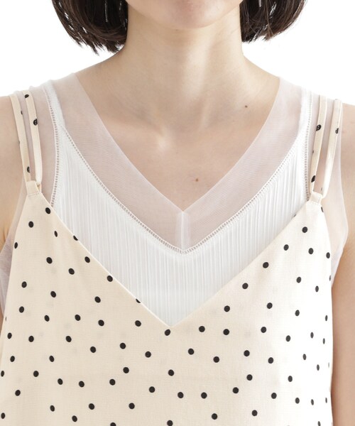 THE SHOP TK （ザ ショップ ティーケー ）の「ドット柄キャミワンピース/洗える（ワンピース・レディース・アイボリー系/ブラック系・13/12）」の17枚目の写真