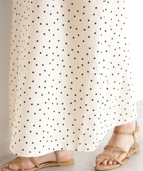 THE SHOP TK （ザ ショップ ティーケー ）の「ドット柄キャミワンピース/洗える（ワンピース・レディース・アイボリー系/ブラック系・13/12）」の20枚目の写真