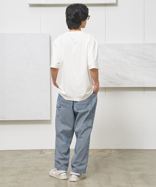 J.PRESS YORK STREET（ジェイプレスヨークストリート）の「【UNISEX】フォトプリントTシャツ "New Yourk street"（Tシャツ/カットソー・メンズ・ピンク系/ホワイト系/グレー系・LARGE/SMALL/MEDIUM）」の6枚目の写真