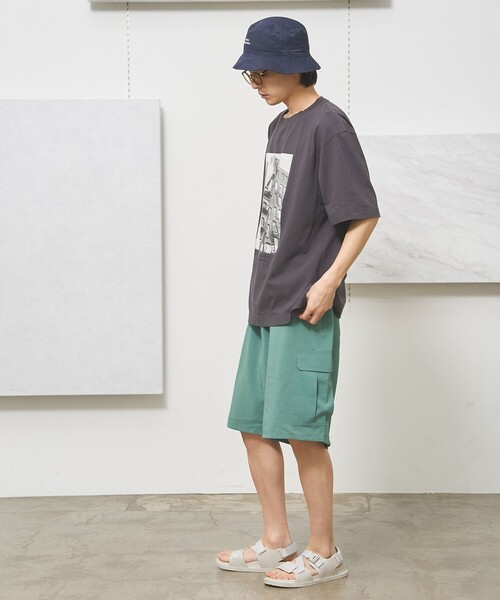 J.PRESS YORK STREET（ジェイプレスヨークストリート）の「【UNISEX】フォトプリントTシャツ "New Yourk street"（Tシャツ/カットソー・メンズ・ピンク系/ホワイト系/グレー系・LARGE/SMALL/MEDIUM）」の9枚目の写真