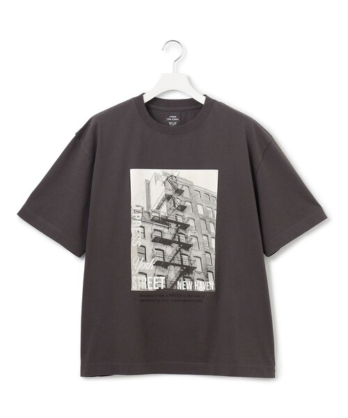 J.PRESS YORK STREET（ジェイプレスヨークストリート）の「【UNISEX】フォトプリントTシャツ "New Yourk street"（Tシャツ/カットソー・メンズ・ピンク系/ホワイト系/グレー系・LARGE/SMALL/MEDIUM）」の11枚目の写真