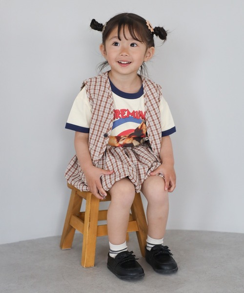【Better Together】【3-10才対応】チェック柄ベスト