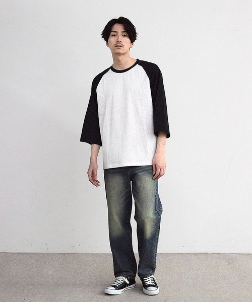 RATTLE TRAP(ラトルトラップ)の「11.5oz 5ポケットルーズストレートパンツ(デニムパンツ・メンズ・ブラック/ブルー/ライトブルー・M/S/LL/L)」の6枚目の写真
