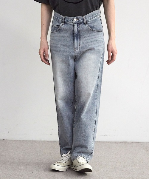 RATTLE TRAP(ラトルトラップ)の「11.5oz 5ポケットルーズストレートパンツ(デニムパンツ・メンズ・ブラック/ブルー/ライトブルー・M/S/LL/L)」の7枚目の写真