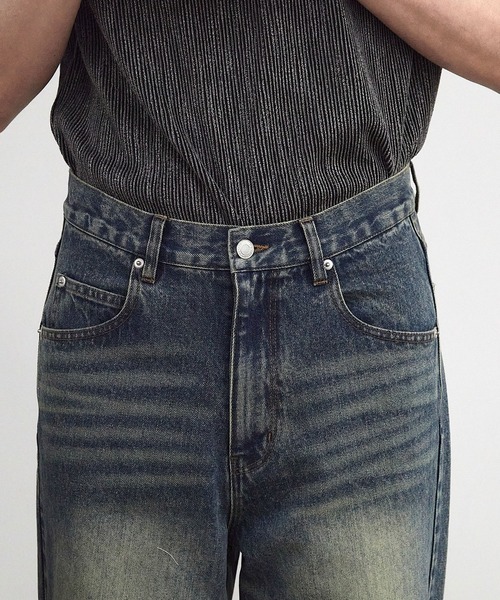 RATTLE TRAP(ラトルトラップ)の「11.5oz 5ポケットルーズストレートパンツ(デニムパンツ・メンズ・ブラック/ブルー/ライトブルー・M/S/LL/L)」の20枚目の写真