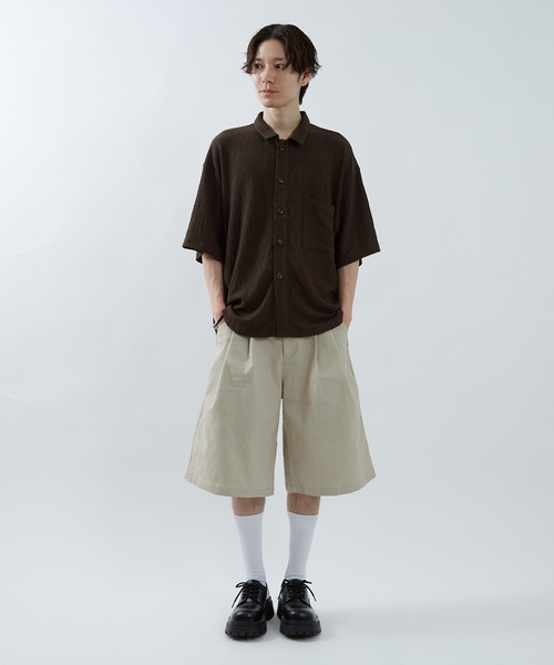 improves（インプローブス）の「ツイル ワイドショーツ（その他パンツ・メンズ・ベージュ/ブラック・LARGE/MEDIUM）」の13枚目の写真
