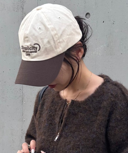 COLONY 2139（コロニートゥーワンスリーナイン）の「刺繍ロゴキャップ（キャップ・レディース・ブラック/ネイビー/ホワイト系その他/グリーン/ホワイト系その他2/ベージュ・FREE）」の3枚目の写真