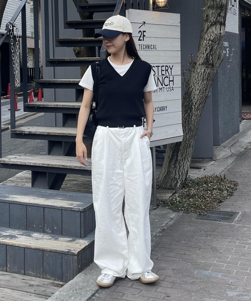 COLONY 2139（コロニートゥーワンスリーナイン）の「刺繍ロゴキャップ（キャップ・レディース・ブラック/ネイビー/ホワイト系その他/グリーン/ホワイト系その他2/ベージュ・FREE）」の11枚目の写真