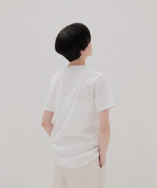 BLACK SCORE(ブラックスコア)の「BLACK SCORE × DRESSLAVE / 20th placard cat Tee(アニバーサリープラカードキャット半袖Tシャツ BSMCC UNISEX T SHIRT)(Tシャツ/カットソー・レディース・ホワイト/ブラック・36)」の4枚目の写真